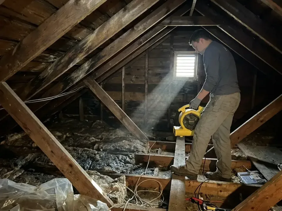 attic-water-damage-drying-proc-007 — frequently asked questions, Emergency Water Extraction & 24/7 Flood Response in Linevil…